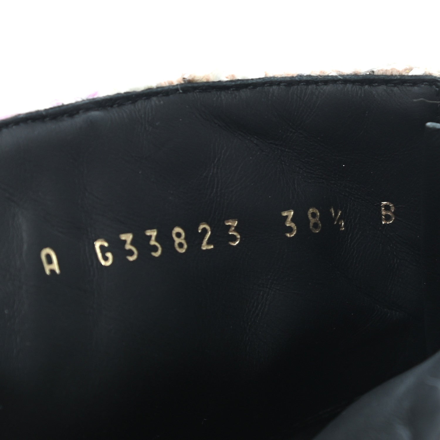 Chanel Tweed Calfskin Pearl Combat Short Boots 38.5 Multicolor 8 of 11