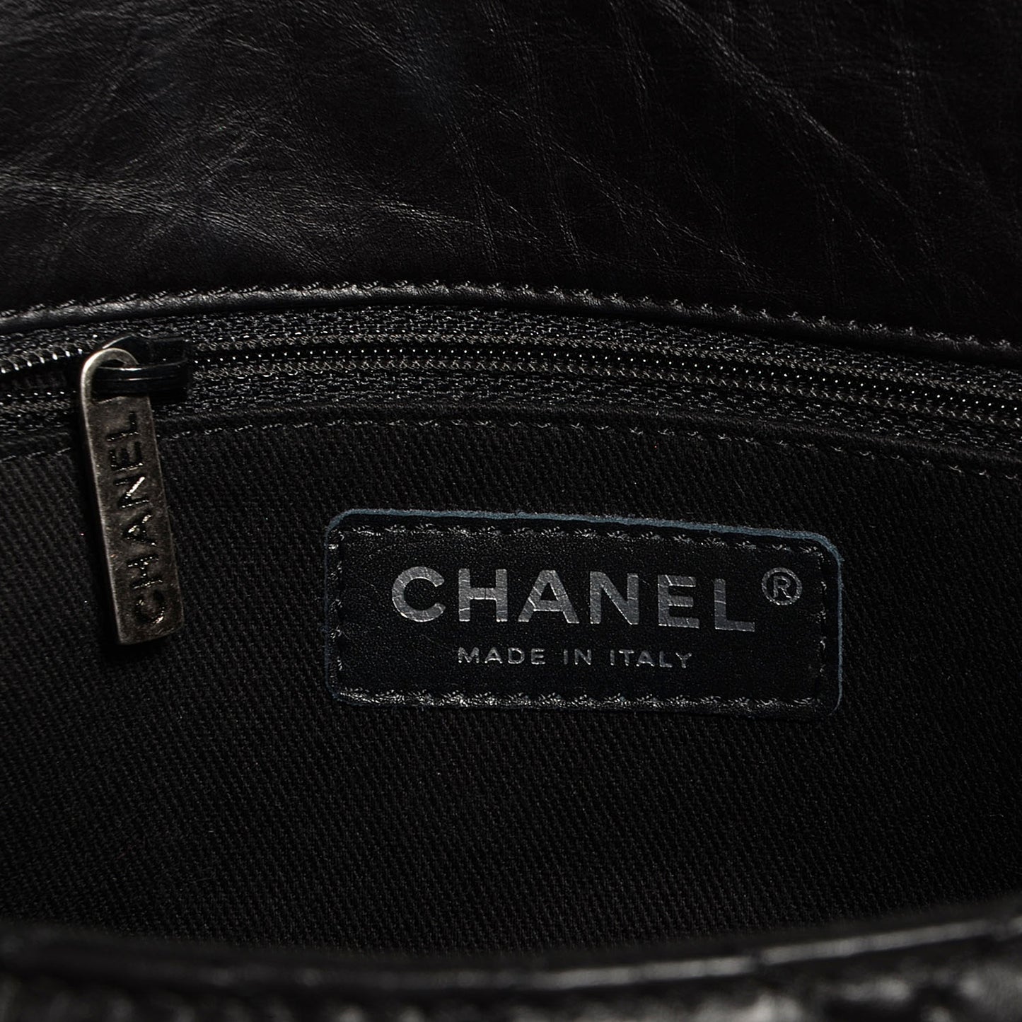 Aged Calfskin Reissue XL Maxi Flap Black