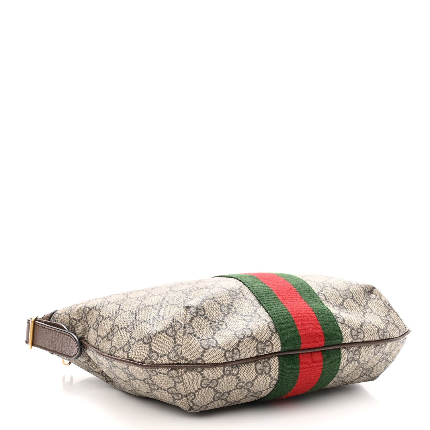 Gucci GG Supreme Monogram Web Small Ophidia Half Moon Hobo Brown 4 of 10
