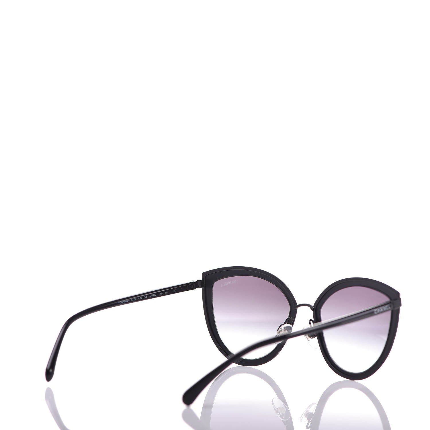Chanel Cat Eye Sunglasses 4222 Black 4 of 7