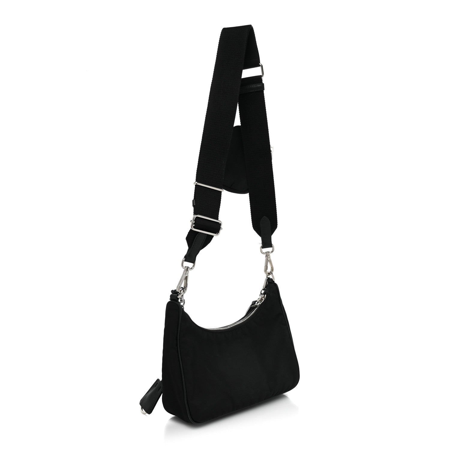 Prada Nylon Re-Edition 2005 Shoulder Bag Black 3 of 13