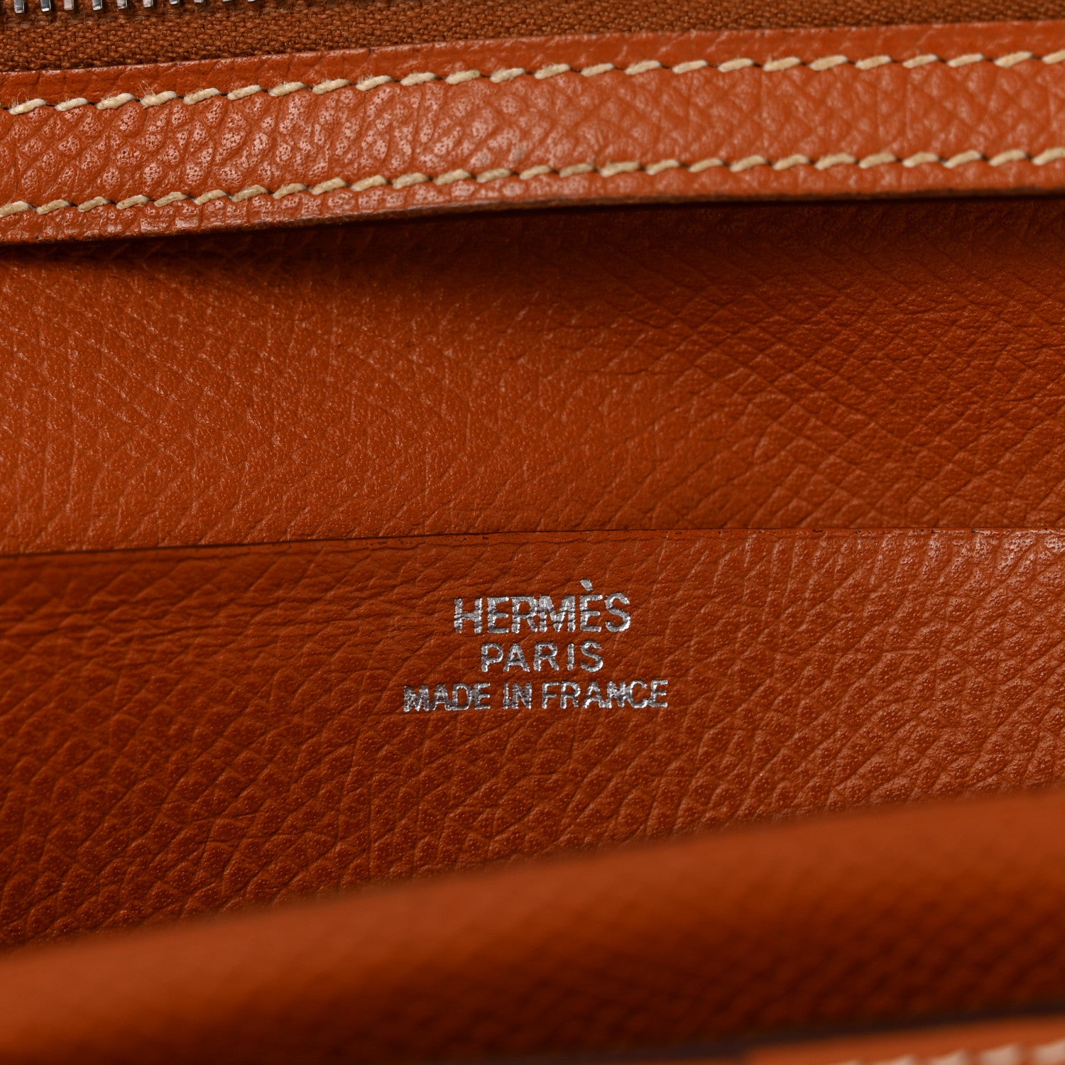 Hermes Epsom Bearn Gusset Wallet Gold 6 of 11
