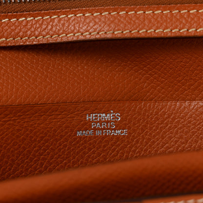 Hermes Epsom Bearn Gusset Wallet Gold 6 of 11