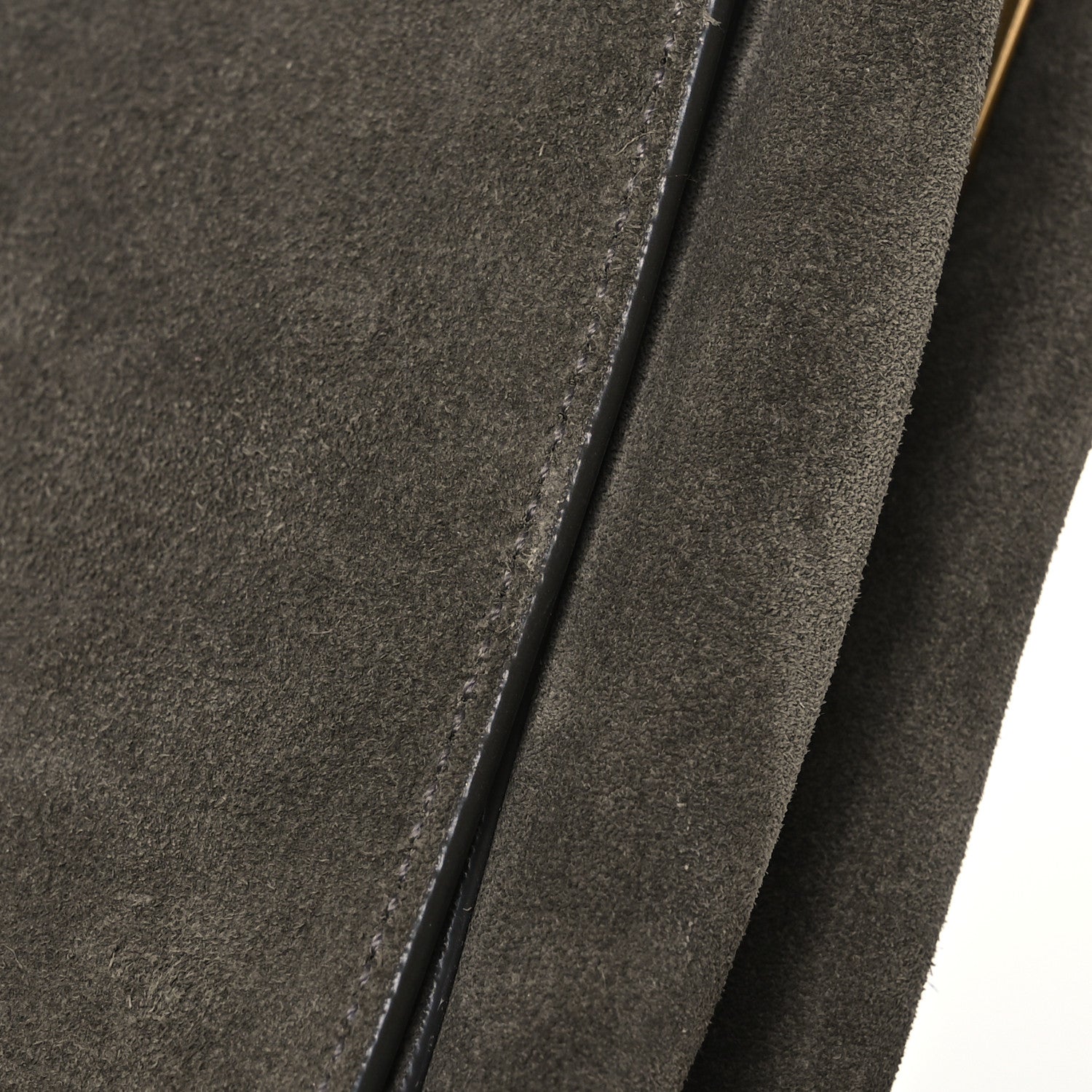 Saint Laurent Smooth Calfskin Suede Medium Reversible Monogram Kate Satchel Taupe 11 of 13