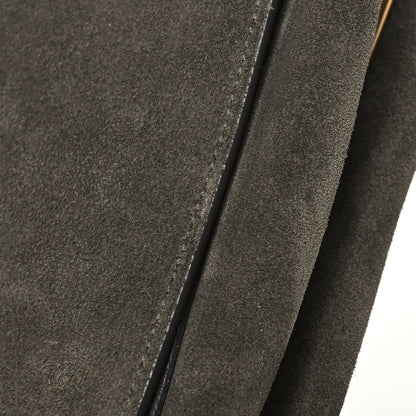 Saint Laurent Smooth Calfskin Suede Medium Reversible Monogram Kate Satchel Taupe 11 of 13