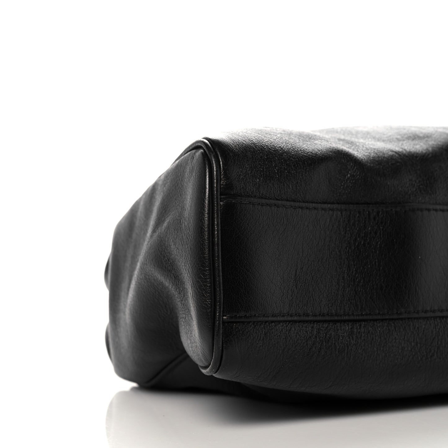 Calfskin Large Re(Belle) Top Handle Bag Black