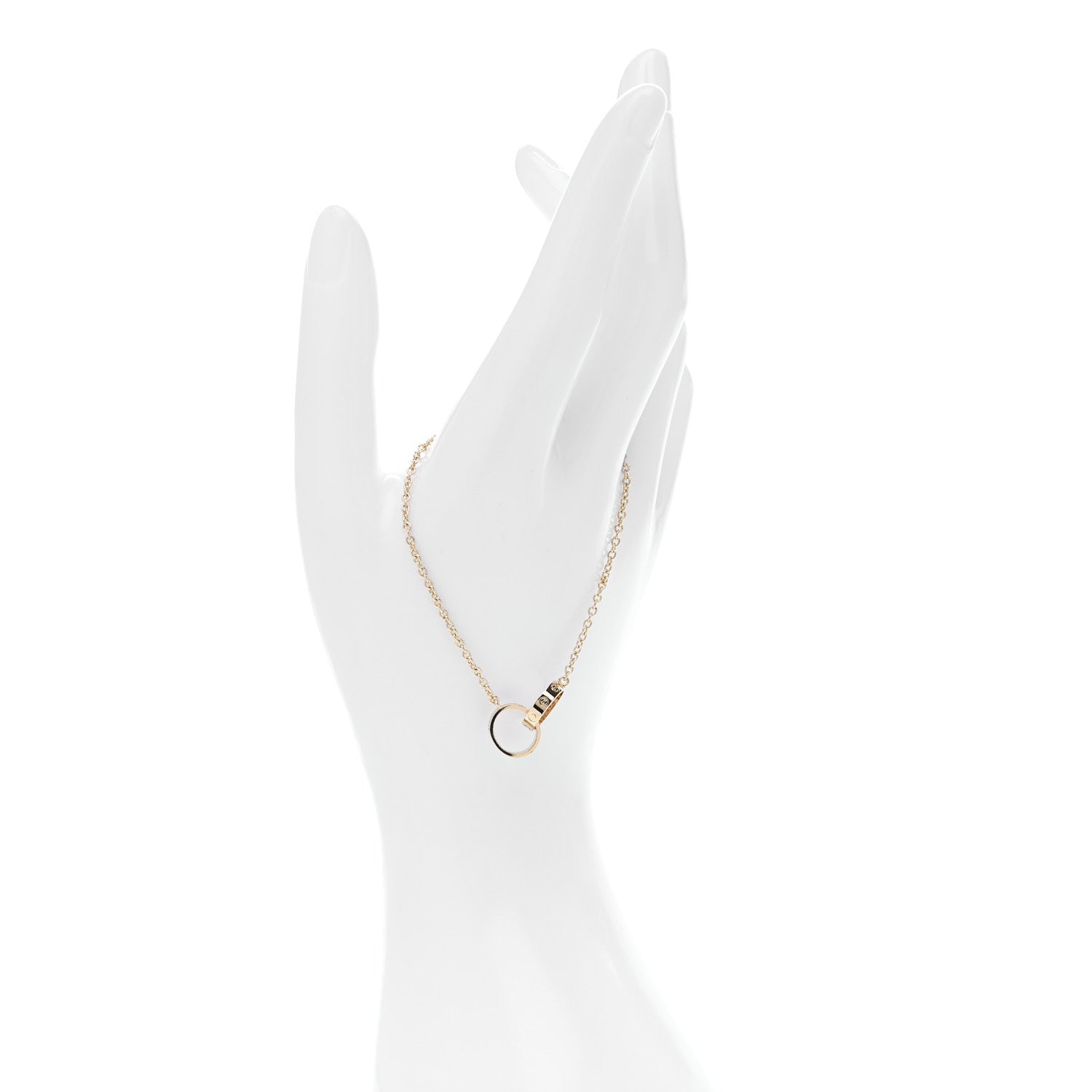 Cartier 18K Pink Gold Interlocking LOVE Bracelet 2 of 6