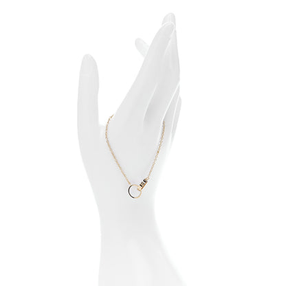 Cartier 18K Pink Gold Interlocking LOVE Bracelet 2 of 6