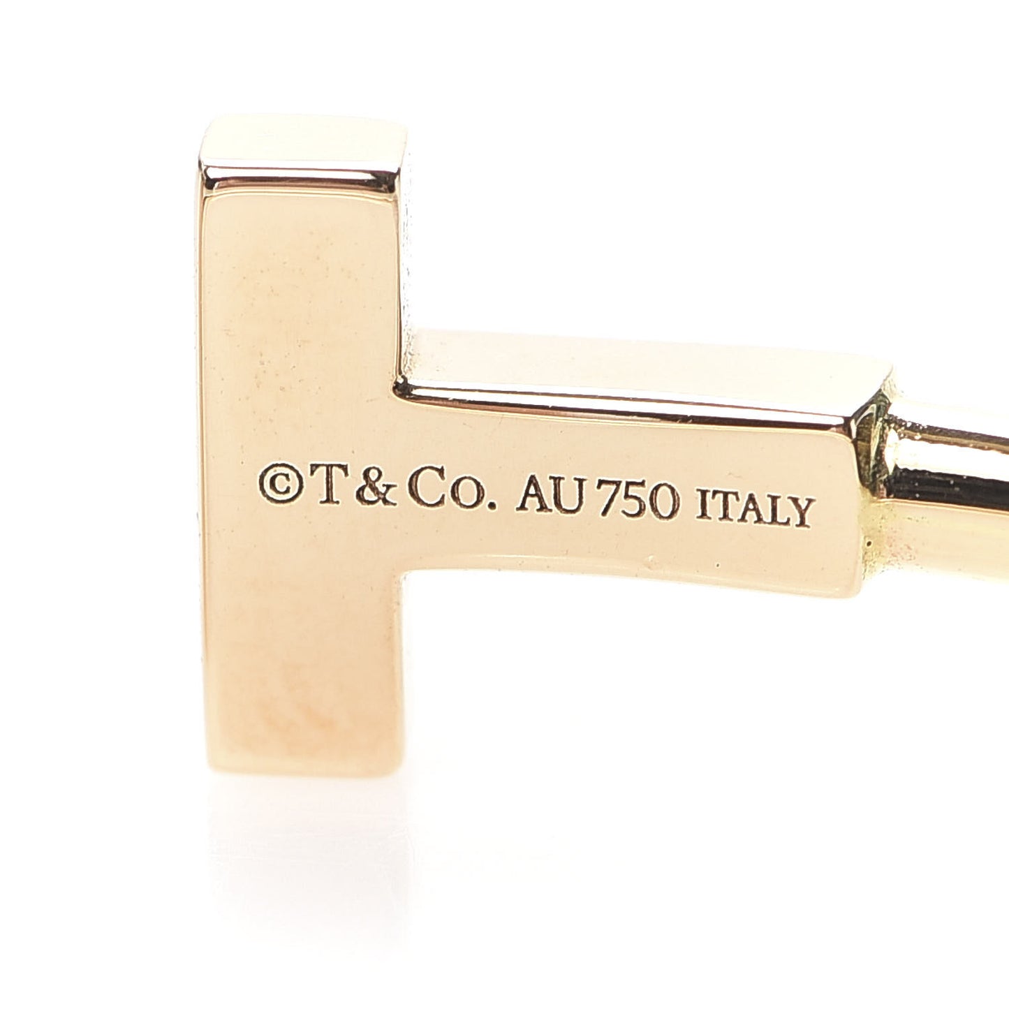 18K Rose Gold T Wire Bracelet
