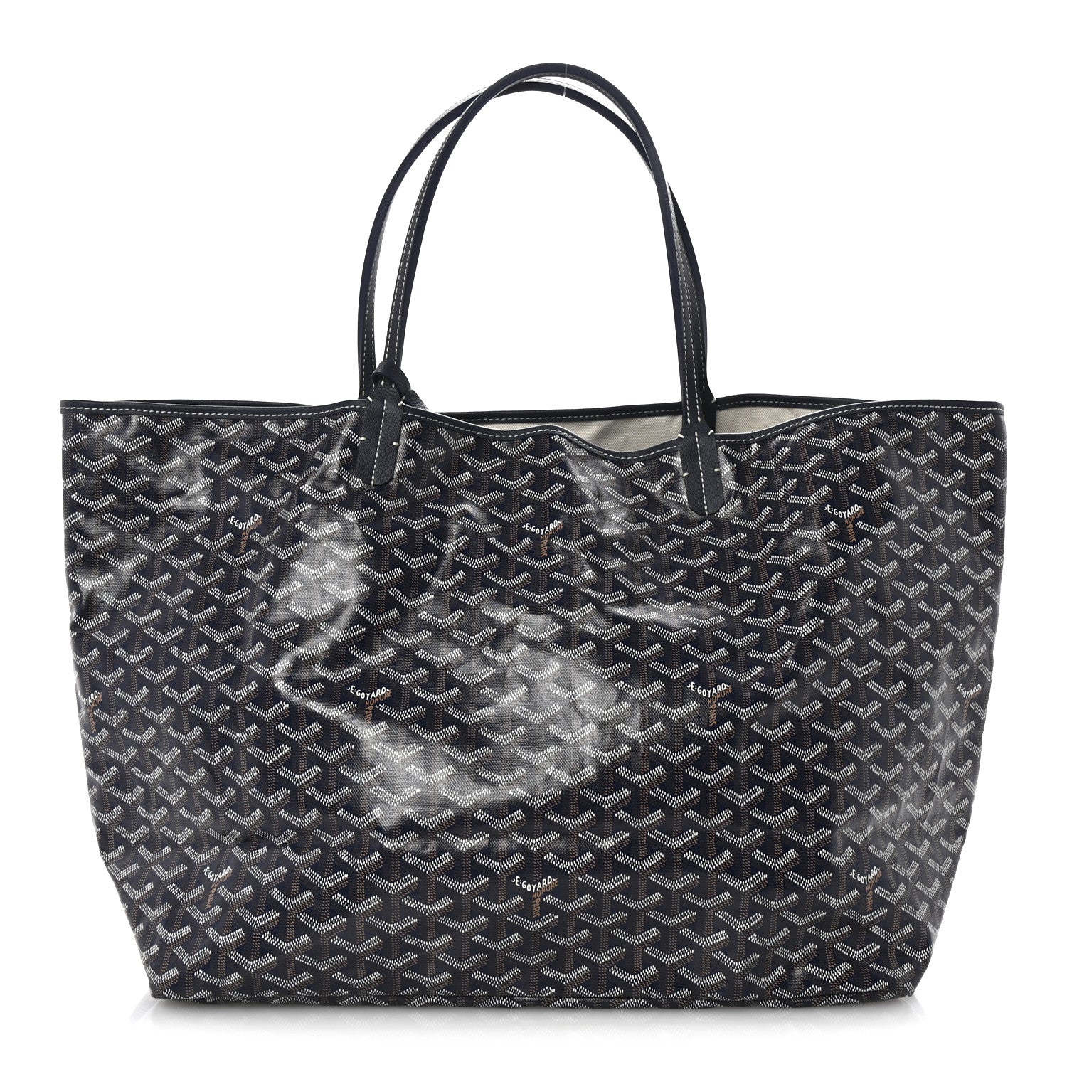 Goyard Goyardine Saint Louis GM Navy 1 of 9