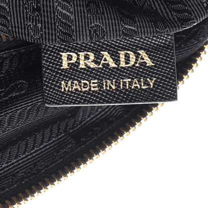 Prada Tessuto Nylon Jacquard Logo Tote Nero Black 7 of 8