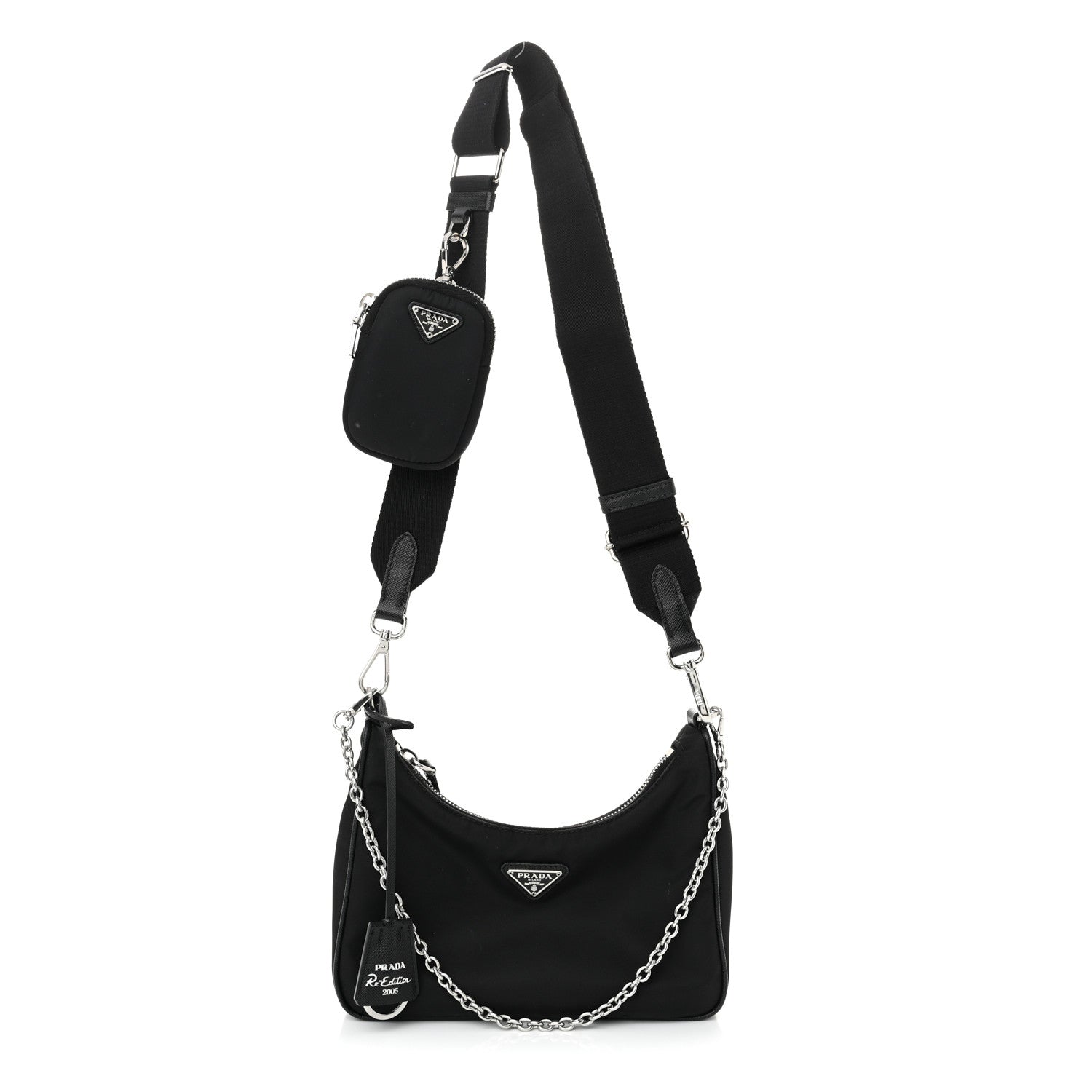 Prada Nylon Re-Edition 2005 Shoulder Bag Black 1 of 13