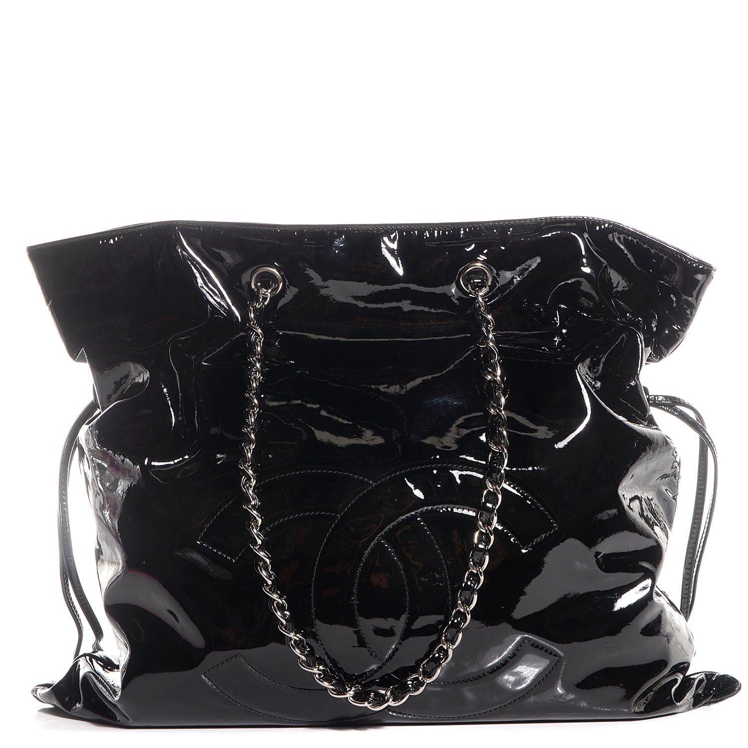 Chanel Patent Bonbons Shopper Tote Black 1 of 7