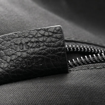 Gucci Denim Monogram Flat Messenger Bag  Black 8 of 13