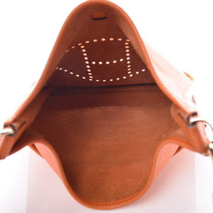 Hermes Taurillon Clemence Evelyne II PM Orange 5 of 11