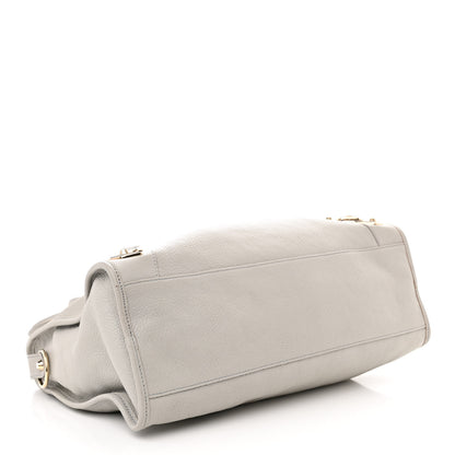 Balenciaga Chevre Gold Metallic Edge Hardware City Gris Glace 4 of 10