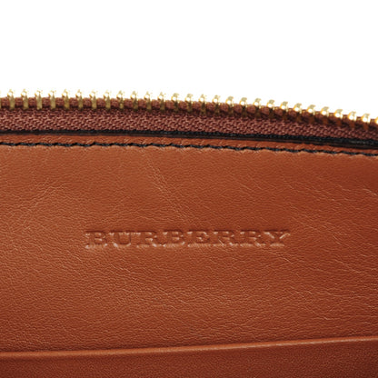 Burberry House Check Derby Peyton Crossbody Clutch Bag Tan 5 of 7