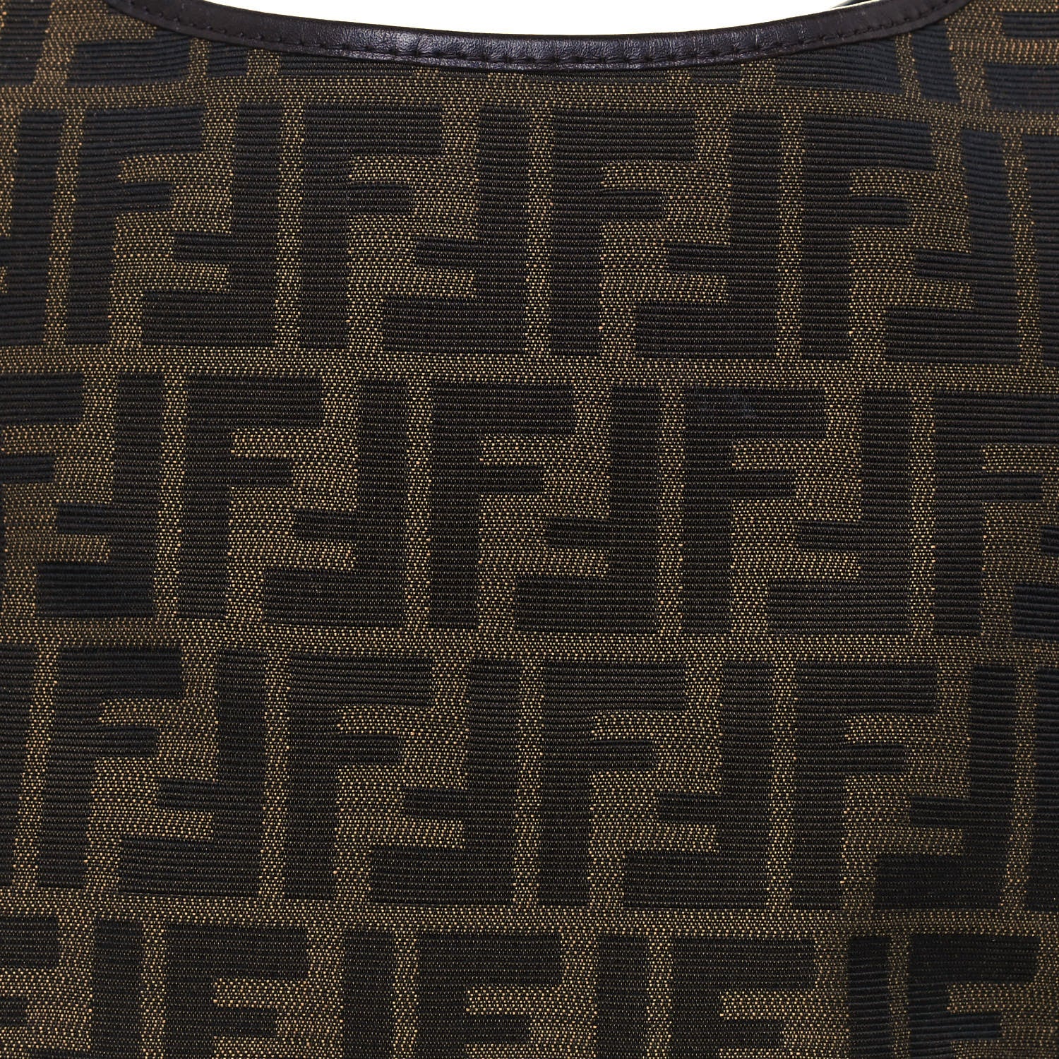 Fendi Zucca Small Chef Shopping Tote Tobacco Moro 10 of 18