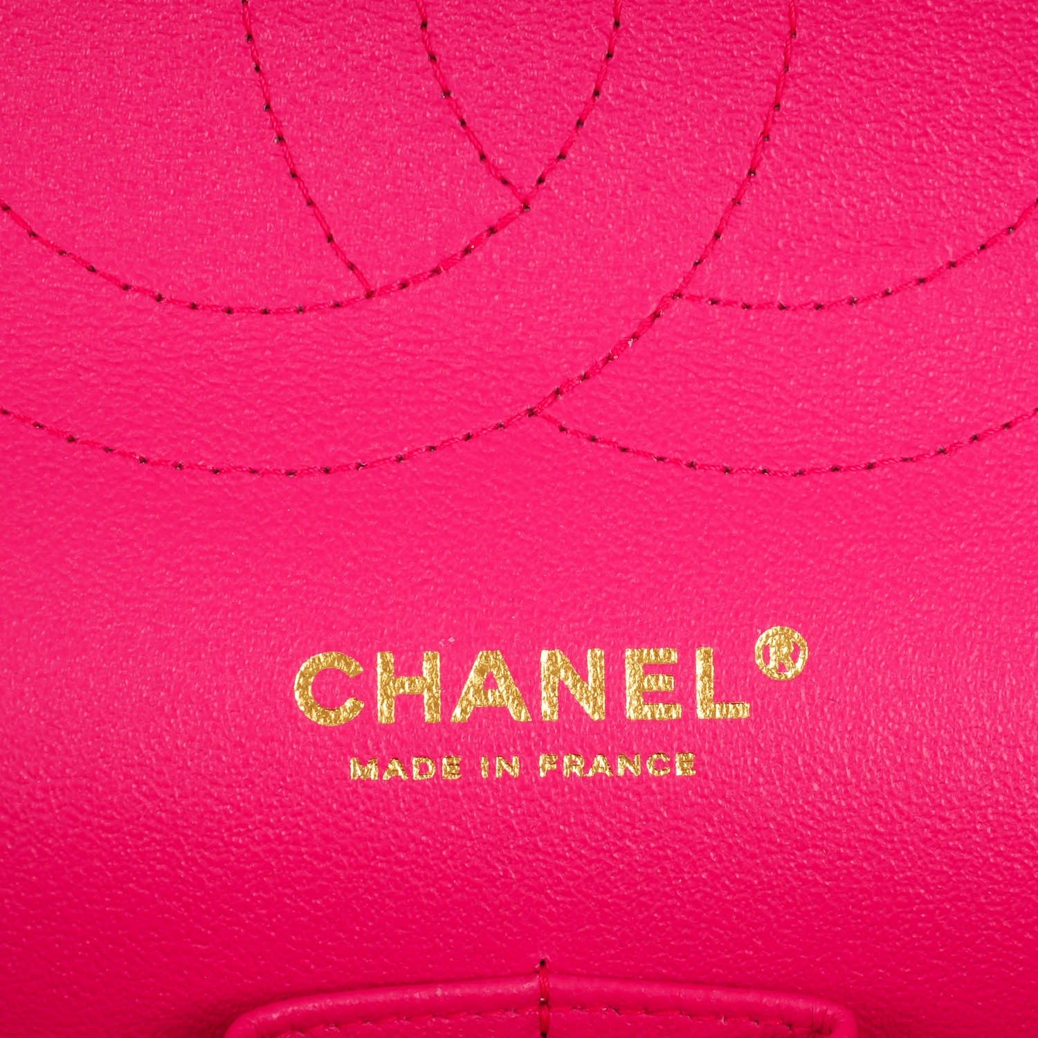 Chanel Lambskin Quilted Jumbo Double Flap Fuchsia 7 of 8