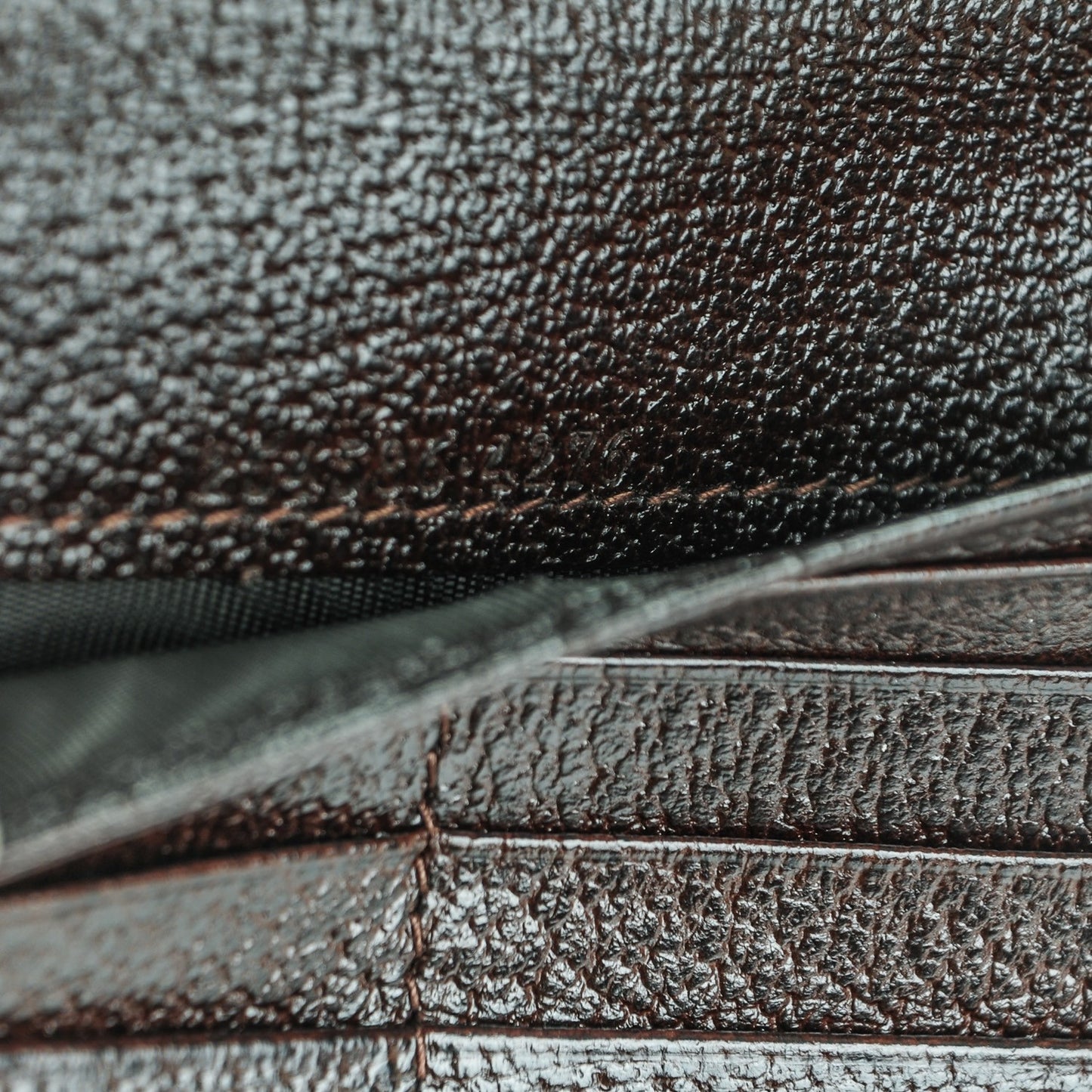 Monogram Continental Flap Wallet Dark Brown