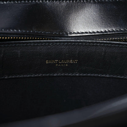 Saint Laurent Shiny Calfskin Large Uptown Tote Black 16 of 24