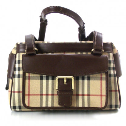 Burberry Haymarket Check Shoulder Bag Brown 1 of 12