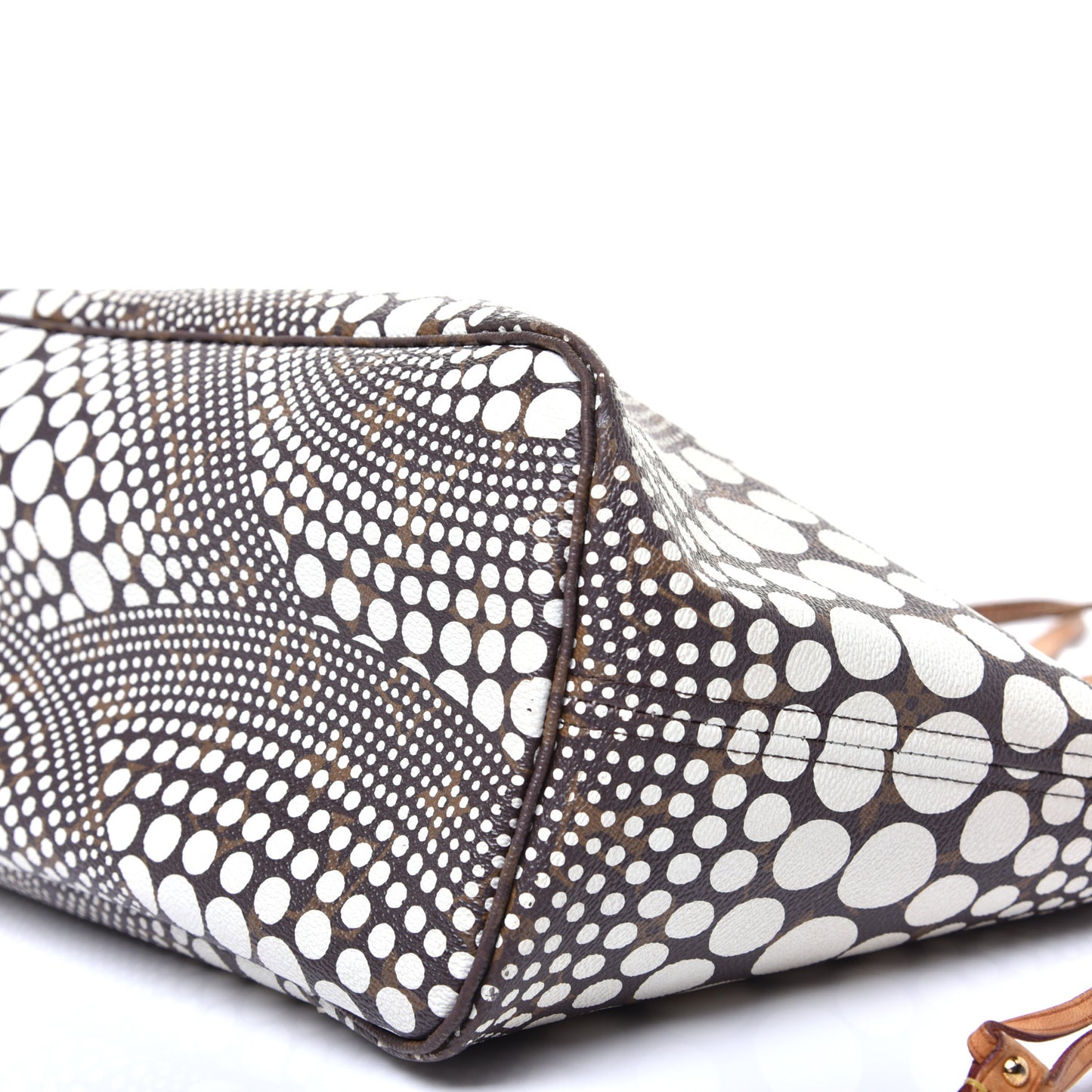 Monogram Kusama Waves Neverfull MM White