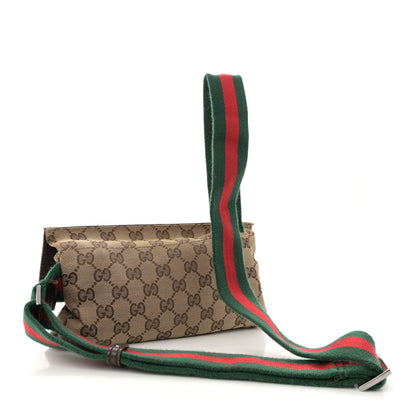 Gucci Monogram Web Belt Pouch Bag Brown 3 of 11