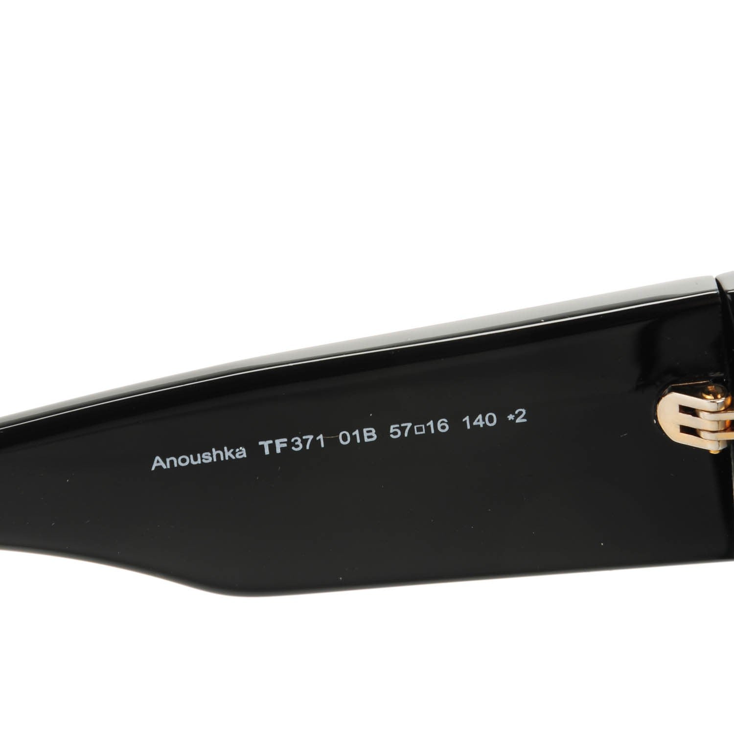 Tom Ford Acetate Anoushka Cat Eye Sunglasses TF371 Black 4 of 6
