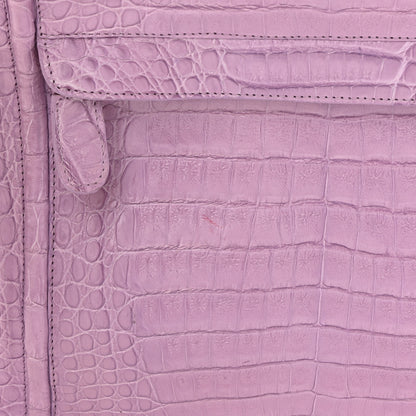 Nancy Gonzalez Crocodile Tote Light Purple 16 of 16