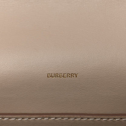 Burberry Canvas Check Hackberry Crossbody Bag Soft Fawn 6 of 10