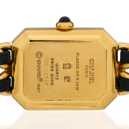 Chanel Stainless Steel Lambskin 20mm Chain Premiere Quartz Watch Gold M 4 of 4