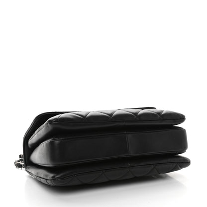Chanel Lambskin Quilted Small Trendy CC Dual Handle Flap Bag Black 3 of 8