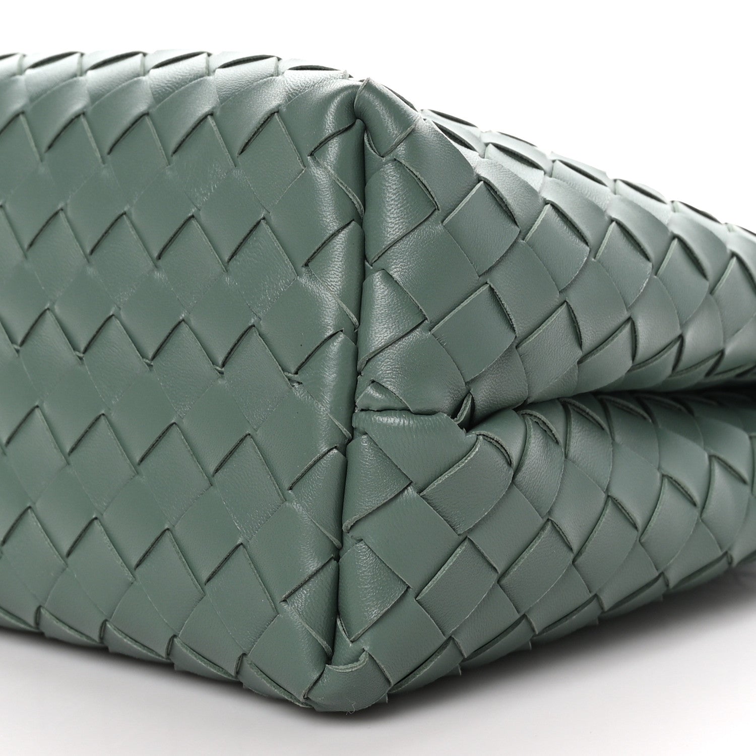 Bottega Veneta Nappa Intrecciato Medium Andiamo Shoulder Bag Aloe 8 of 8