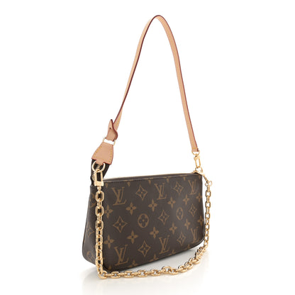 Louis Vuitton Monogram Chain Pochette Accessories 2 of 9