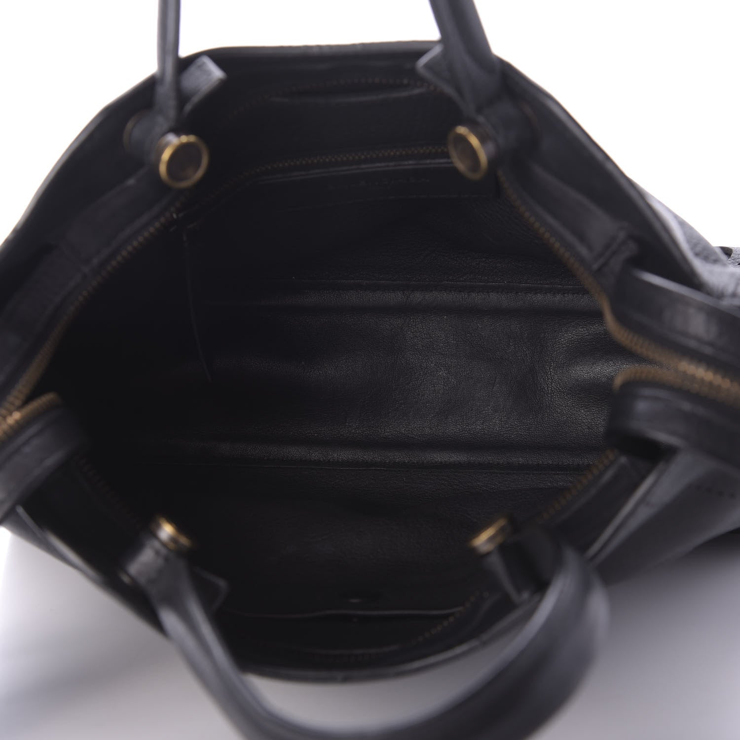 Balenciaga Veau Soyeux Perforated Blackout Hardware S City Black 5 of 9