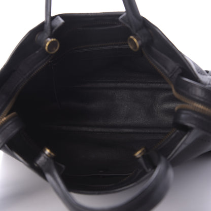 Balenciaga Veau Soyeux Perforated Blackout Hardware S City Black 5 of 9