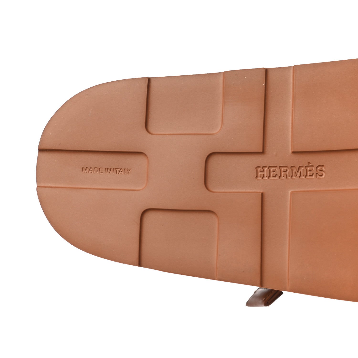 Hermes Calfskin Womens Enid Sandals 38 Naturel 7 of 13
