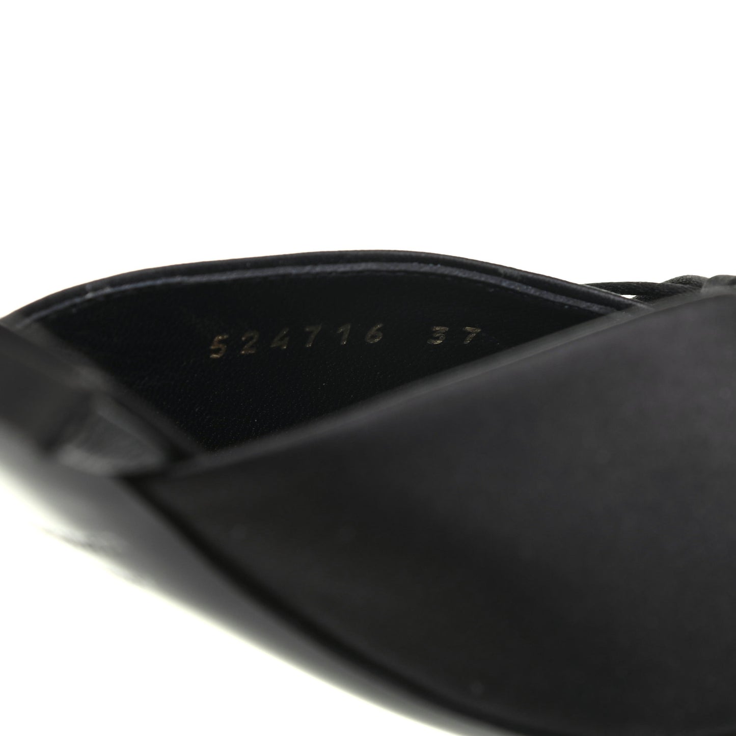Satin Pointed Toe Knife Slingback Mules 37 Black