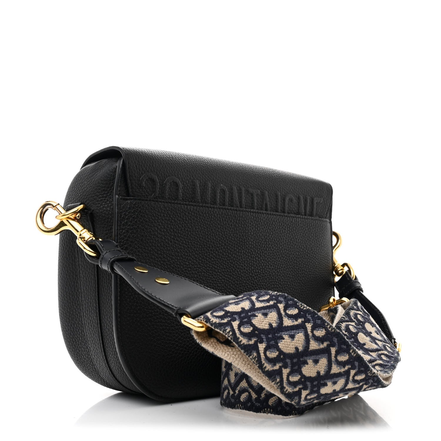 Christian Dior Grained Calfskin Large Bobby Flap Black 3 of 10
