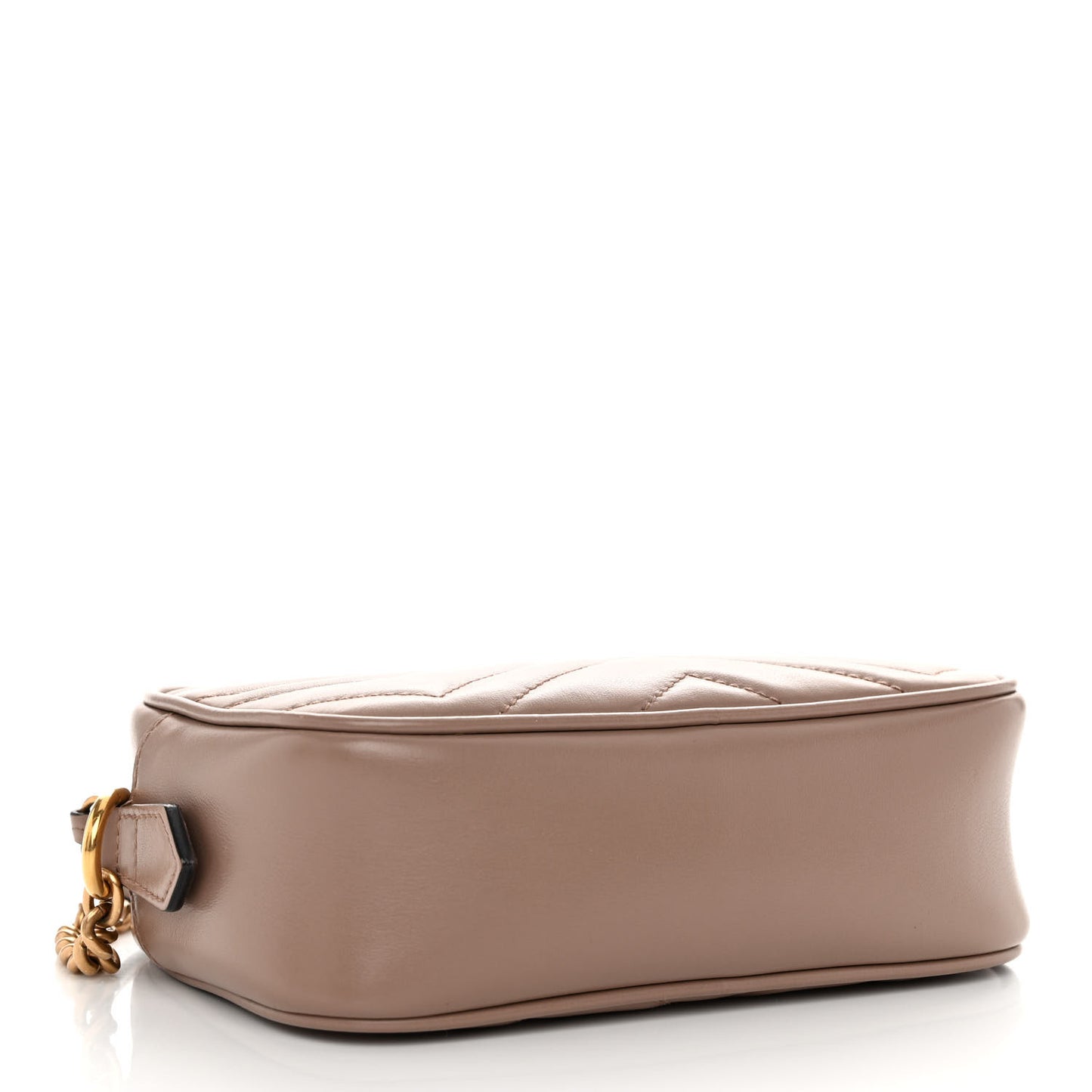 Calfskin Matelasse Mini GG Marmont Chain Shoulder Bag Porcelain Rose