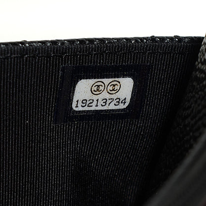 Chanel Caviar Quilted Wallet On Chain WOC Black 9 of 9