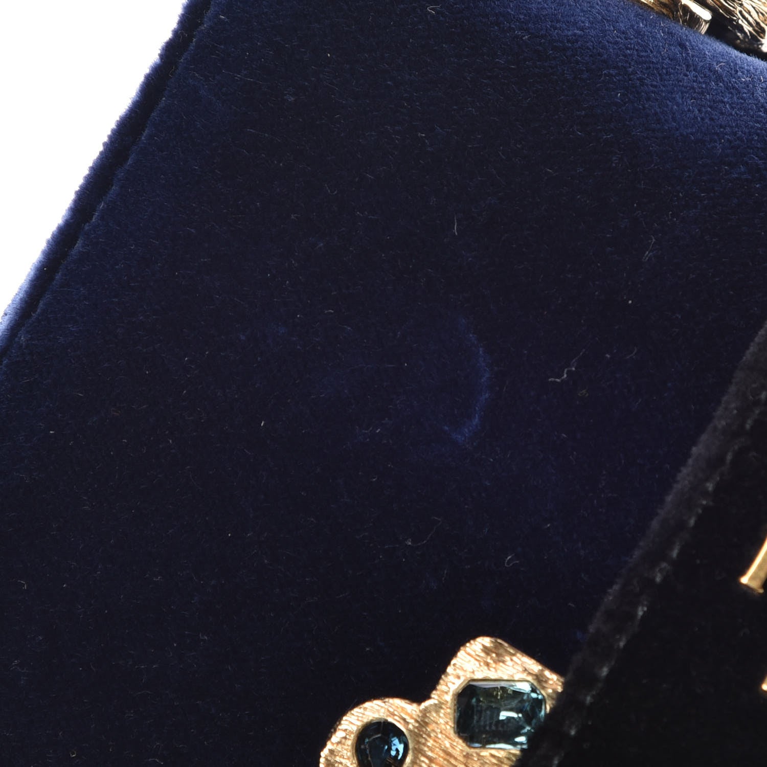 Prada Velvet Crystal Cahier Shoulder Bag Zaffiro Black 11 of 12