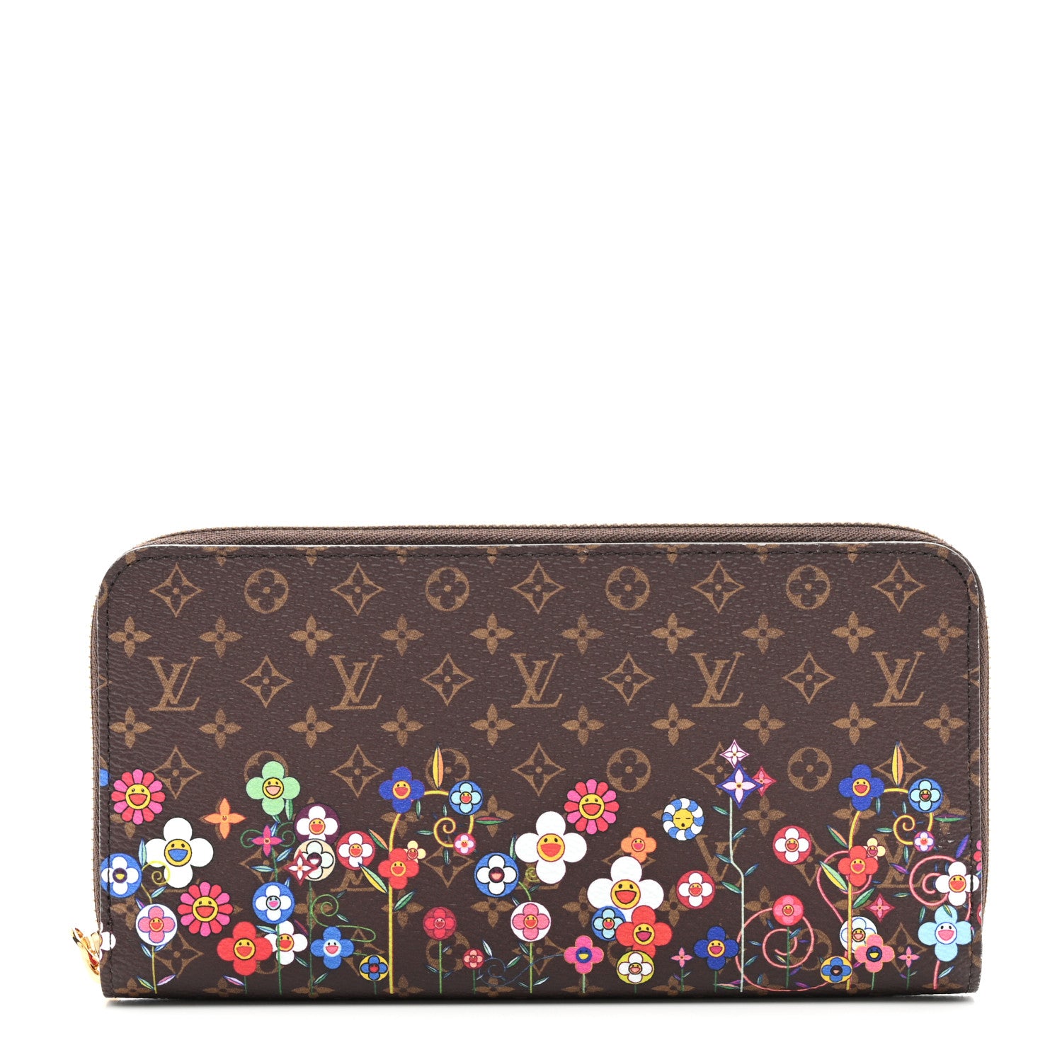 Louis Vuitton LV X TM Monogram Flowers Zippy Wallet 1 of 7