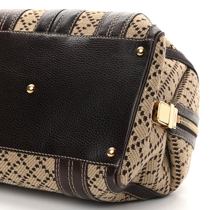 Gucci Monogram Medium Aviatrix Boston Ebony Brown 10 of 10