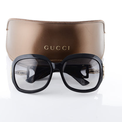 Gucci Crystal Bamboo Horsebit Sunglasses 3017/S Black 7 of 7