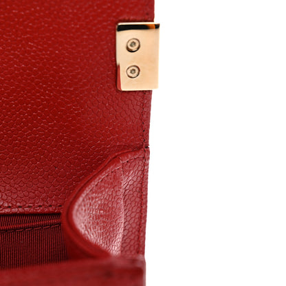 Chanel Caviar Quilted Small Boy Flap Red 12 of 12