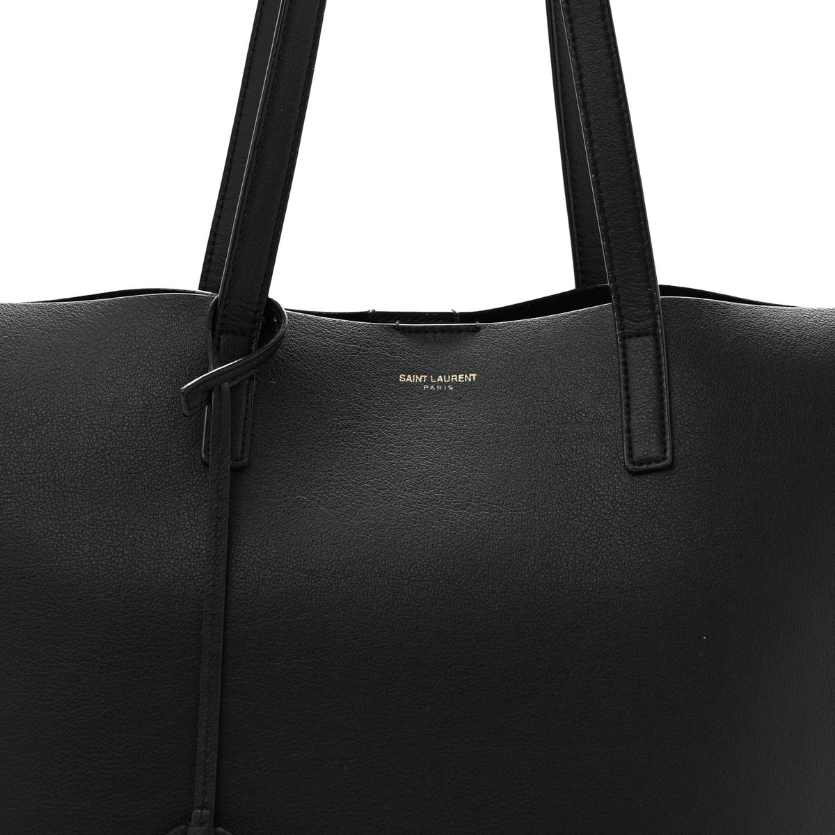 Calfskin Large Shopping Tote Black