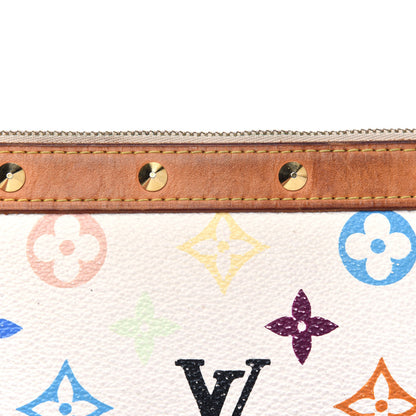Louis Vuitton Monogram Multicolor Pochette Accessories White 10 of 13