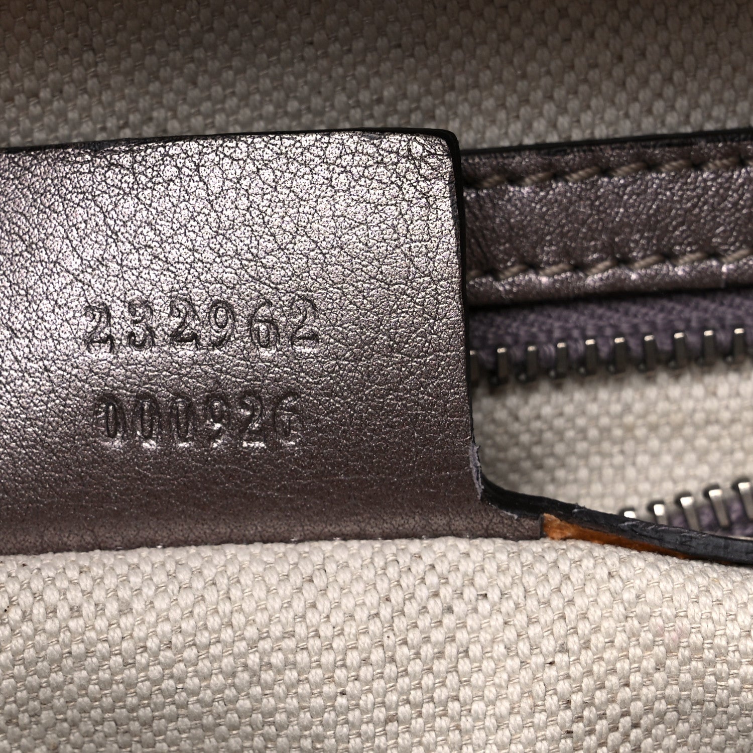Gucci Metallic Guccissima Medium GG Twins Hobo Mauve 7 of 11